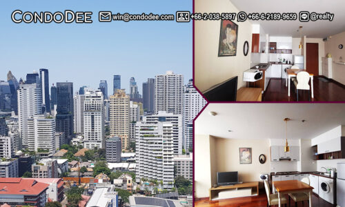 This  2-bedroom condo in Sukhumvit 11 is available now for sale with the tenant in the Sukhumvit City Resort condominium in Nana in Bangkok