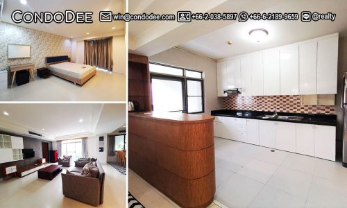 This 3-bedroom condo in Phrom Phong is available now in a popular Royal Castle Sukhumvit 39 condominium in Bangkok CBD