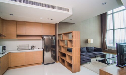 Duplex condo for sale at Sukhumvit 24 - 1 bedroom - high floor - The Emporio Place