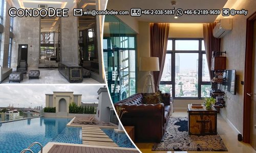 An apartment for sale near On Nut BTS with 1 bedroom on the mid-floor is available now in Mayfair Place Sukhumvit 50 condominium
