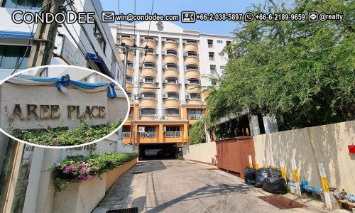 Aree Place Sukhumvit 26 condo for sale in Bangkok near BTS Phrom Phong is a low-rise Bangkok apartment building near the Emporium shopping mall