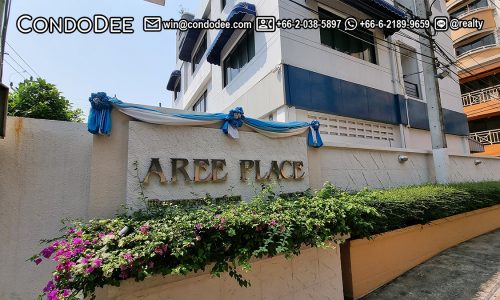 Aree Place Sukhumvit 26 condo for sale in Bangkok near BTS Phrom Phong is a low-rise Bangkok apartment building near the Emporium shopping mall