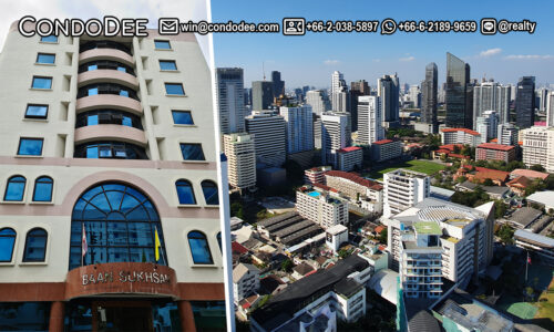 Baan Suksan Sukhumvit 23 condo for sale in Bangkok near Srinakharinwirot University is a very special condominium located 50 m from Srinakharinwirot University and is very popular for rental with students