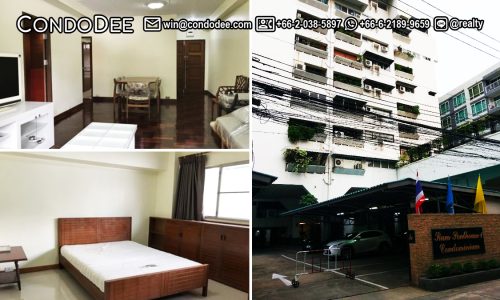 This Bangkok apartment with large balconies and 4 bedrooms is available now in Siam Penthouse 1 Condominium near BTS Nana