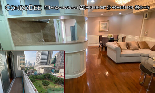This Bangkok apartment on Sukhumvit 21 with 2 bedrooms is available at Asoke Place condominium