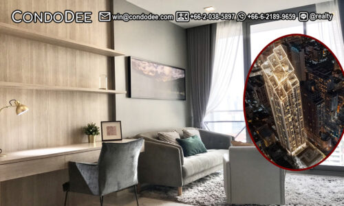 This Bangkok condo near BTS Nana is available for sale in Hyde Sukhumvit 11 luxury condominium on Sukhumvit 11