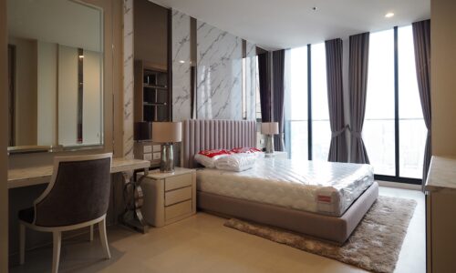 Large condo for rent near Ploenchit BTS - 2-bedroom - high-floor - Noble Ploenchit