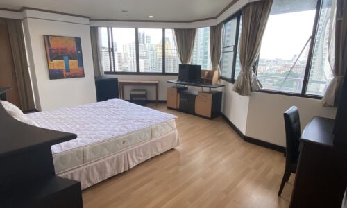 Large 2-bedroom condo near Asoke BTS - mid-floor - corner unit - nice view - Lake Avenue