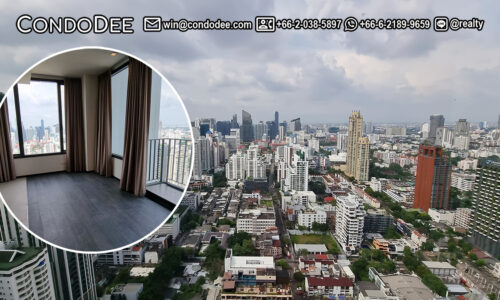 The best condo on the top floor & the best view is available now at Edge Sukhumvit 23 near BTS Asoke and MRT Sukhumvit