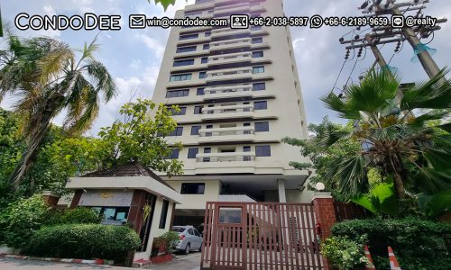 Beverly Hills Mansion Ekkamai condo for sale in Bangkok CBD was built in 1996