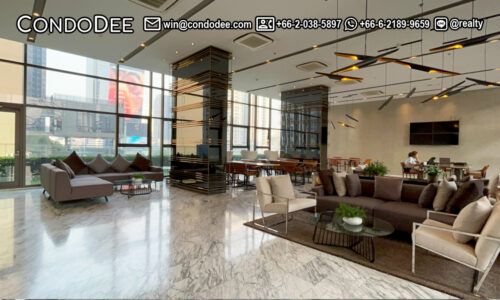 Chewathai Residence Asoke condo for sale in Bangkok near MRT Rama 9, MRT Phetchaburi, and Airport Rail Link was developed by Chewathai PCL in 2017 and includes 1 building having 315 apartments on 29 floors