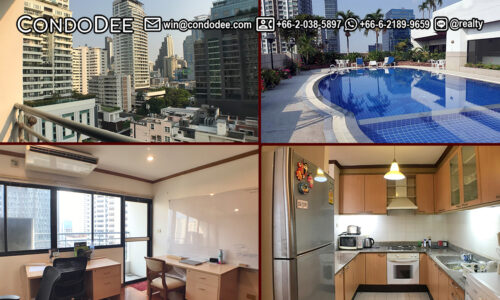 This condo with 3-bedroom and 3 balconies is available for sale in Liberty Park 2 Sukhumvit 11