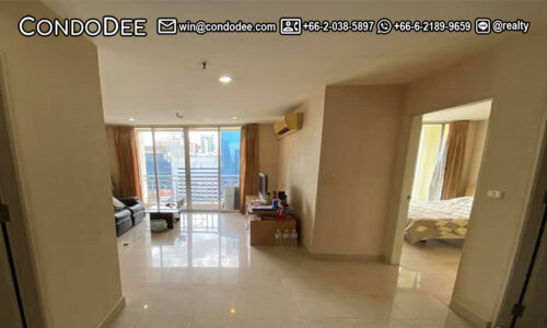 This condo in Sukhumvit 21 is available for sale with a tenant on a high floor at Asoke Place condominium