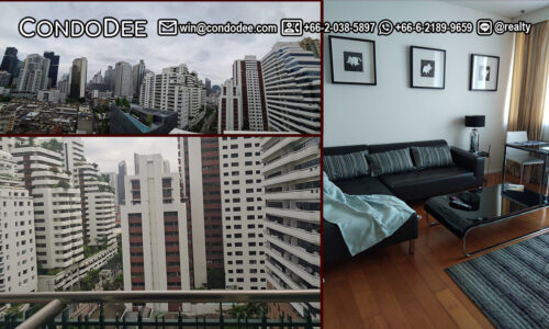 This condo on Sukhumvit 23 with 1 bedroom is available at Wind condominium in Asoke, Bangkok