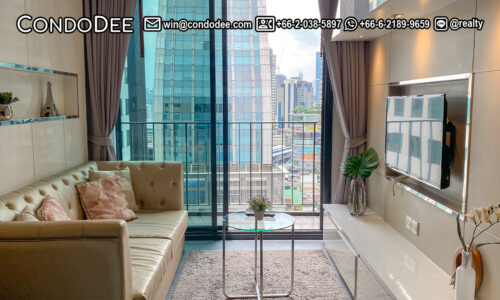 This corner condo near Sukhumvit MRT is available now in Edge Sukhumvit 23 luxury condominium built by Sansiri PCL