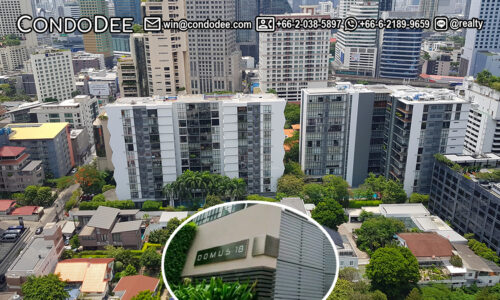 Domus Sukhumvit condominium for sale near BTS Asoke was built in 2006 by Gaysorn Property