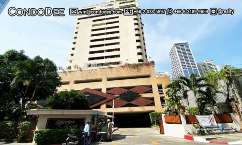 Fairview Tower Sukhumvit 18 condo for sale in Bangkok near BTS Asoke was developed in 1993