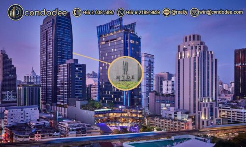 Hyde Sukhumvit 13 condo building near BTS Nana in Bangkok | อาคารคอนโดไฮด์ สุขุมวิท 13 ใกล้สถานี BTS นานา ในกรุงเทพฯ