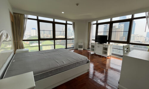 This large condo on Sukhumvit 53 is available now in a popular Waterford Park condominium near BTS Thonglor in Bangkok CBD