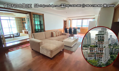 This Japanese-style condo on Sukhumvit 39 is available now in the Baan Prompong condominium in Bangkok CBD