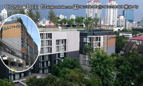 LIV@49 Sukhumvit 49 condo for sale in Bangkok near Samitivej Hospital and near BTS Thong Lo was built by Lucky Living Co., Ltd. in 2016