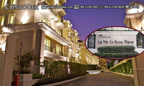 La Vie en Rose Place Sukhumvit 36 condo for sale in Bangkok was built in 2007 by Sino-Thai PCL