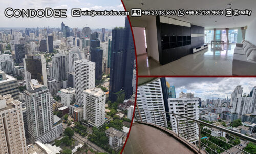 This large 3-bedroom condo near BTS Asoke is available now in The Master Centrium Asoke-Sukhumvit condominium.