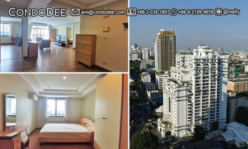 This large apartment for sale in Bangkok near BTS Phrom Phong is available in the Royal Castle Sukhumvit 39 condominium at a good price.