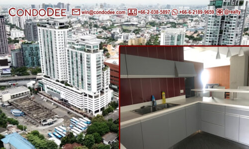 This large condo for sale near BTS Ekkamai is available now at Nusasiri Grand Sukhumvit 42 condominium in Bangkok CBD