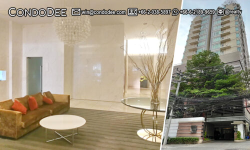 A large flat for sale in Asoke with 3 bedrooms is available at a reduced price in Baan Siri 31 condominium