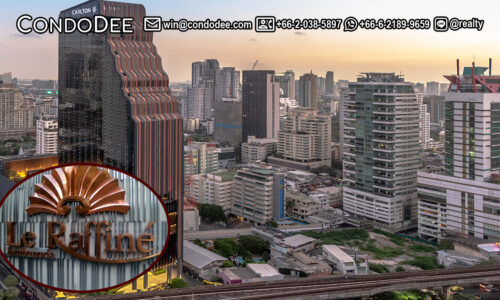 Le Raffine Jambunuda Sukhumvit 31 luxury condo for sale in Bangkok was completed in 2006.