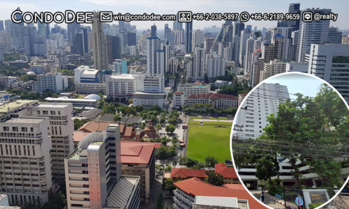 Liberty Park Sukhumvit 23 condo for sale in Bangkok in Asoke near Srinakharinwirot University was completed in 1993.