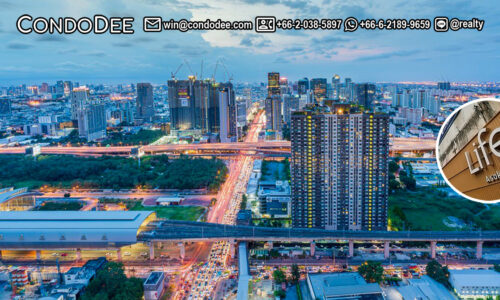 Life Asoke Phetchaburi condo for sale near Phetchaburi MRT and Makkasan Airport Rail Link is a high-rise apartment building that was constructed in 2018 by AP Thai - Asian Property Development Public Company.