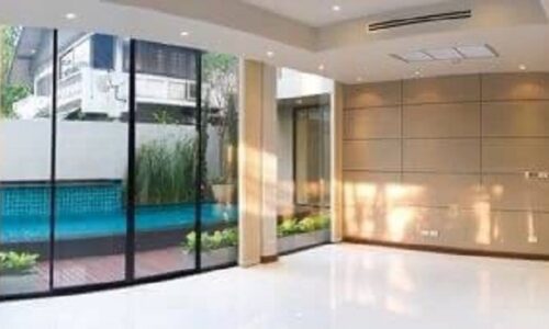 Pool house for rent near BTS Thonglor in Sukhumvit 34 - 2 story - 4 bedrooms