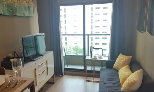 Cheap condo for sale near Makkasan Airport Link - Lumpini Suite Phetchaburi - 1-bedroom - Corner Unit