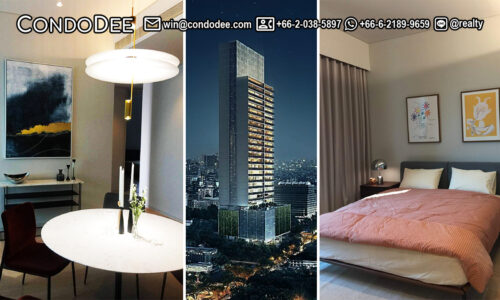 This luxury 2-bedroom condo on a mid-floor with a nice view at Tela Thonglor Sukhumvit 55