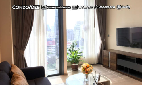 A luxury condo for sale with a tenant on Sukhumvit 21 in Bangkok is available now in The Esse Asoke condominium near Srinakharinwirot University
