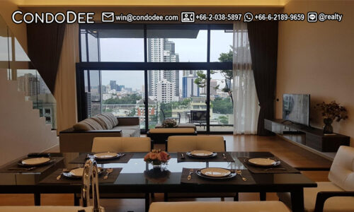 This luxury loft condo is available now in Siamese Exclusive Sukhumvit 31 condominium