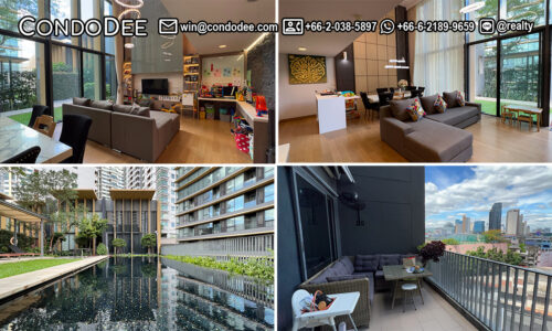 This luxury duplex condo in Prompong is available now in Lumpini 24 condominium on Sukhumvit 24