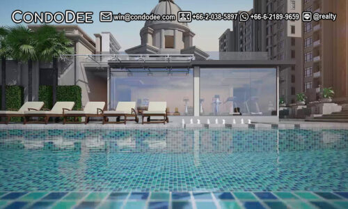 Mayfair Place Sukhumvit 50 condo for sale near BTS On Nut in Bangkok was developed by PTF Realty in 2018