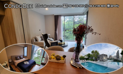 This modern Bangkok apartment is available now in the new luxury condominium Fynn Sukhumvit 31 near Srinakharinwirot University