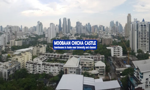 Chicha Castle Bangkok townhouses for sale on Sukhumvit 31 in Asoke Near University