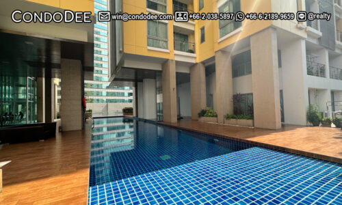 My Resort Bangkok Phetchaburi condo for sale in Asoke was built in 2010 by Equity Residential