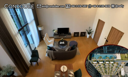 This new luxury duplex is available now in luxury condominium Siamese Exclusive Sukhumvit 31