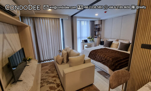 This new modern condo on Sukhumvit 23 is available now at a discounted price at Walden Asoke condominium located near Srinakharinwirot University in Prasarnmit Bangkok