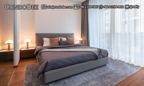 This super-luxury new condo with 1 bedroom is available in a brand new The Estelle Phrom Phong Sukhumvit condominium in Bangkok CBD