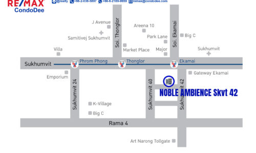 Noble Ambience Sukhumvit 42 Bangkok Low-Rise Condominium Near BTS Ekkamai