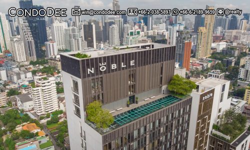 Noble Be 33 Sukhumvit 33 luxury Bangkok condo for sale near BTS Phrom Phong was built by Noble Development PCL in 2020
