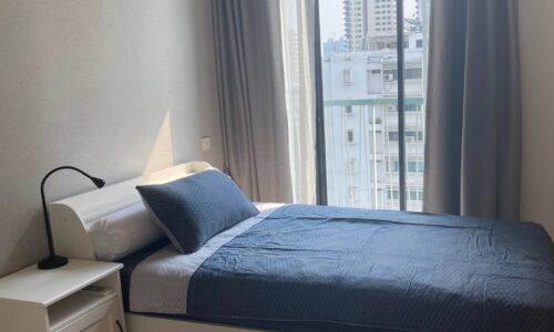 New 2-bedroom flat for rent - low floor - near Asoke BTS - Noble Recole condominium