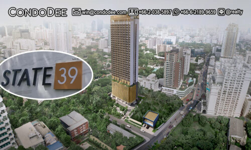 Noble State 39 Sukhumvit 39 luxury Bangkok condo for sale near BTS Phrom Phong will be completed in 2023 by Noble Development PCL